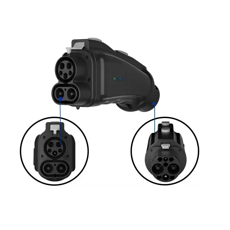 

New Ready to Ship CCS1 to GBT 250A 1000V DC Adapter for VW ID4 ID6 New Version Electrical EV Charger Plug Connector Type C