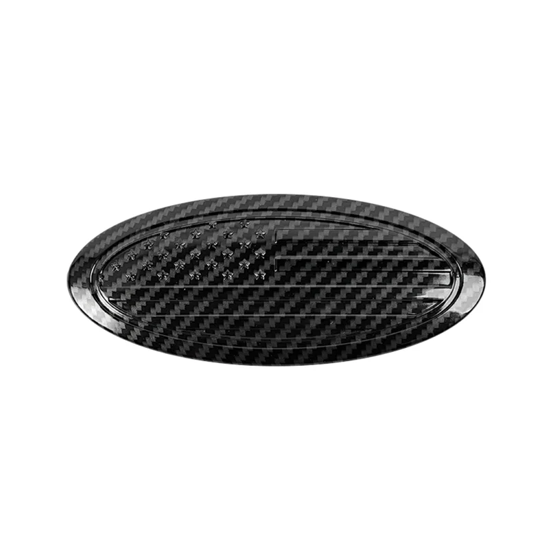 

QB-For Ford Bronco/Bronco Sport 2021-2023 5 Inch Overlay Rear Tailgate Oval US Flag Emblem Trim