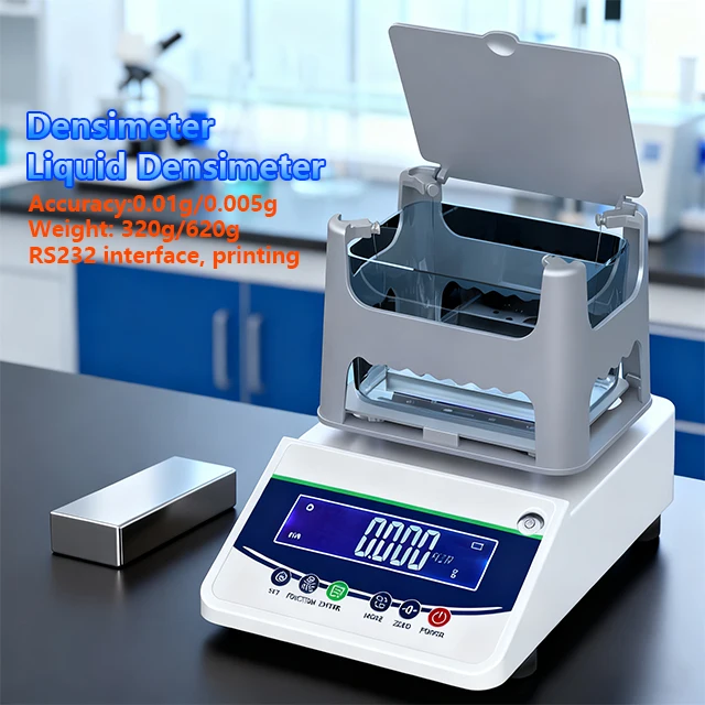 A. Digital Plastic Densimeter: Solid Densimeter / Liquid Densimeter; Gold Tester & Precious Metal Densimeter (320g / 0.005g)