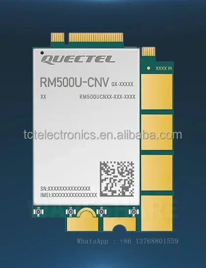 QUECTEL Module Mobile RM50x Series 5G RM500U-CNV M.2 Package Sub-6GHz