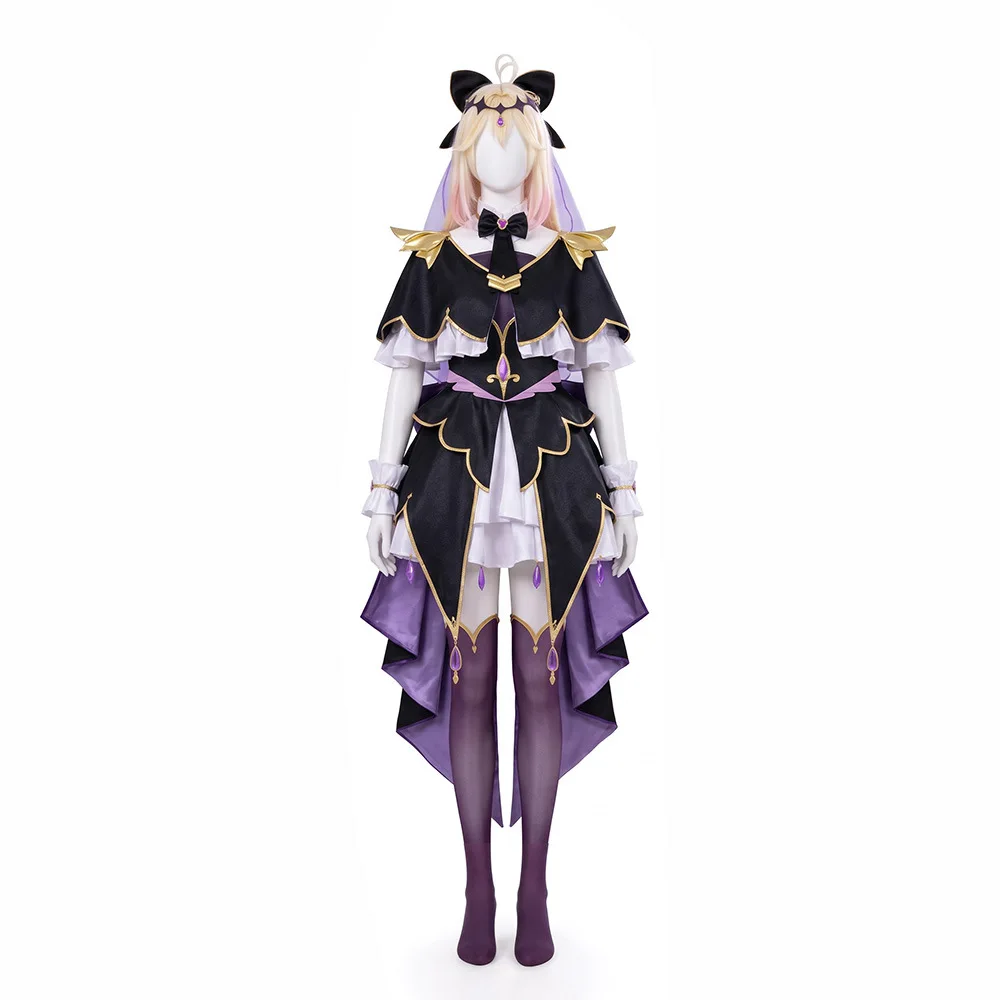 

Star Detective Precure! Moria Ruruka Dress Cosplay Costume Anime Character Halloween Masquerade Performance Clothes for Women