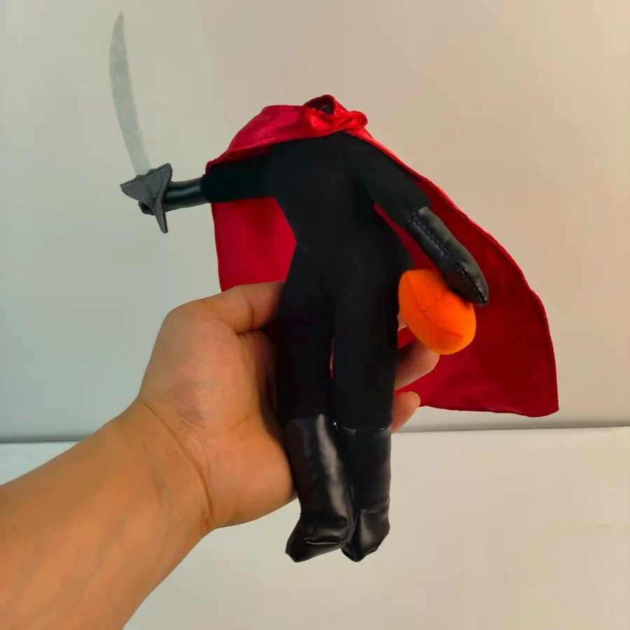 Authentieke Disney Headless Horseman Sleepy Hollow Bean Bag Knuffelpop 8'' Hoogwaardige Halloween-cadeaus voor kinderen
