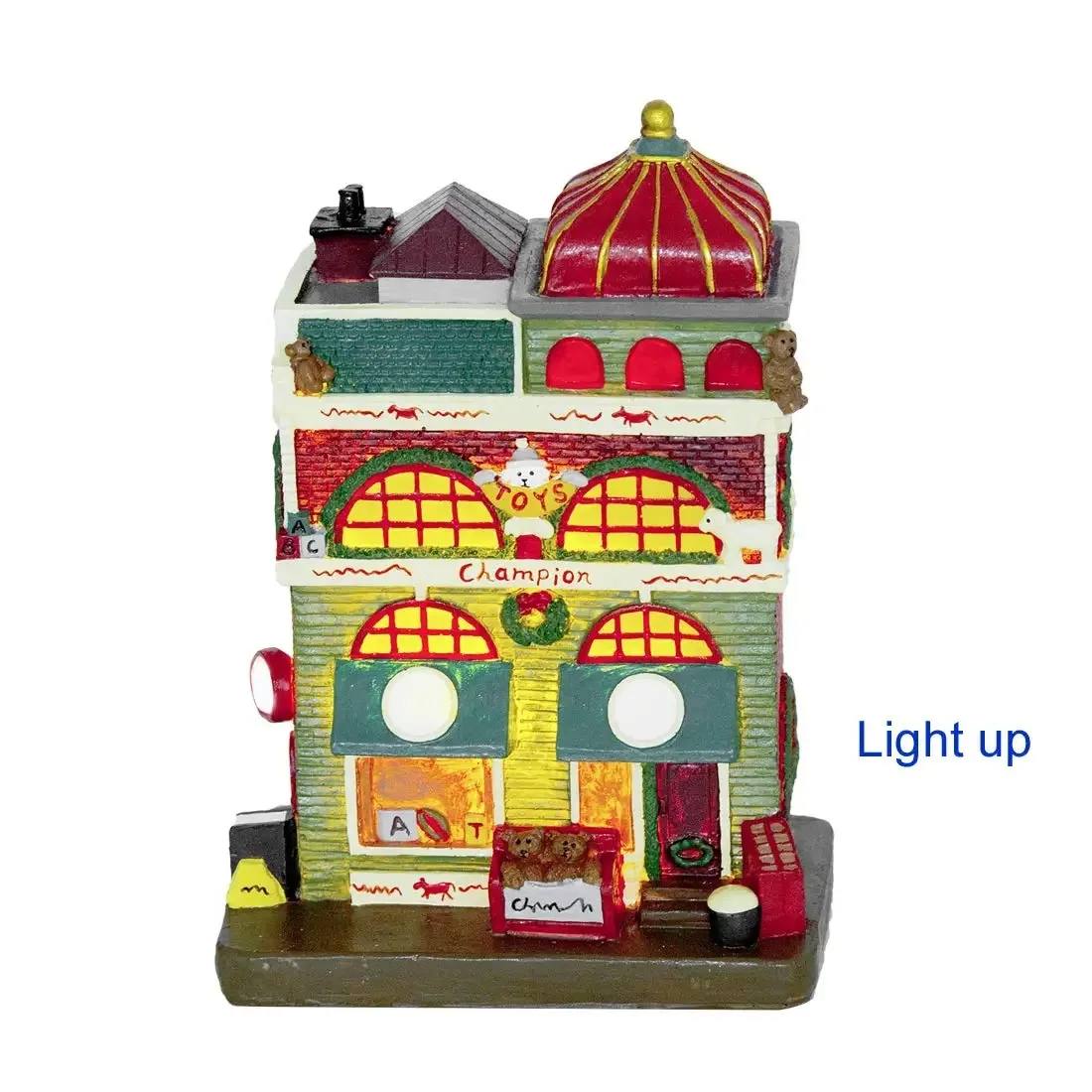 

Рождественская деревня, строительная игрушка, магазин с искусственными лампочками, коллекционные фигурки, украшения для дома и стола, подарки