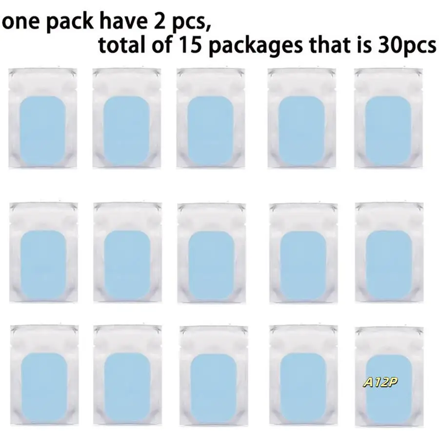 

30Pcs Abs Trainer Replacement Gel Sheet Abdominal Toning Belt Muscle Toner Ab Trainer Accessories Gel Sheets For Gel Pad