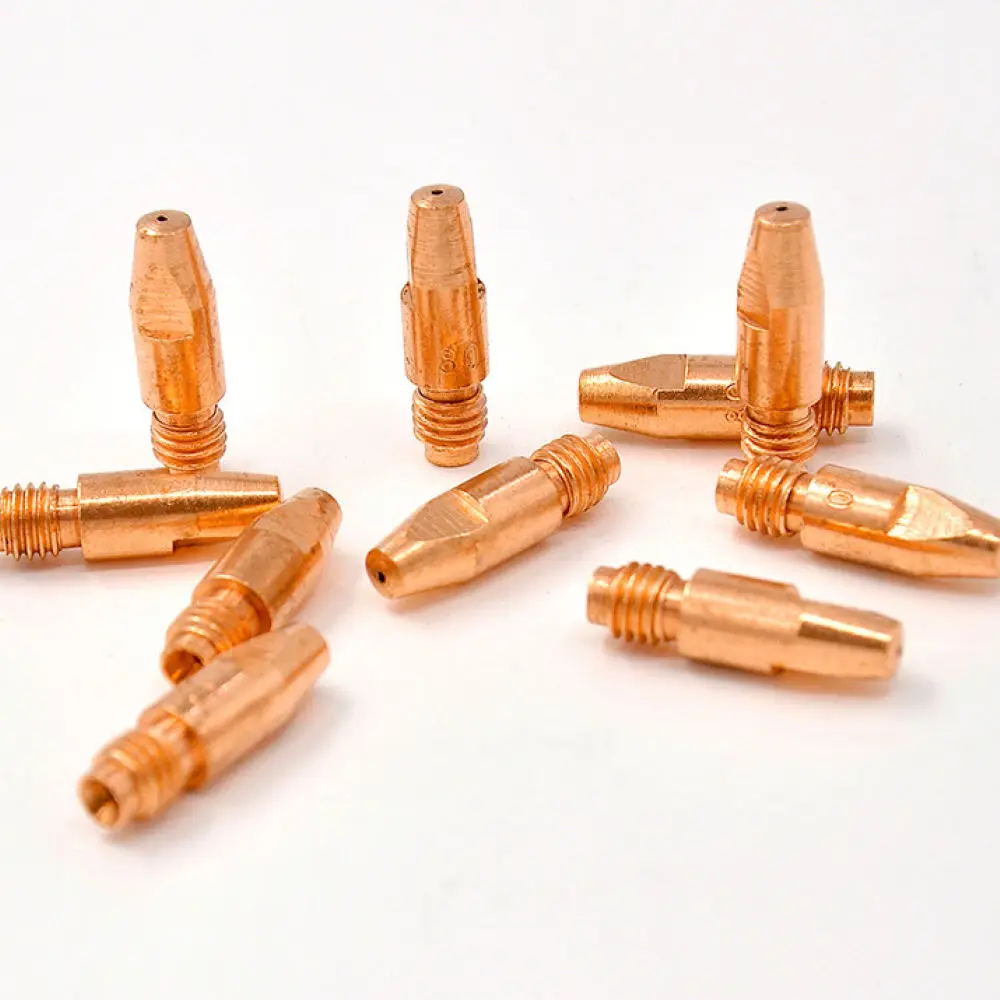 For Zheng Tong Da 36KD Welding Contact Tip MIG MAG Torch Accessory 30mm M8 Thread Gas Cooled Metal Durable Spare Device