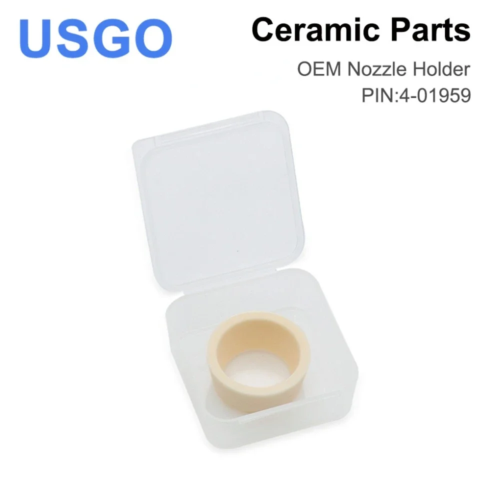 

USGO OEM Ceramic Parts 4-01959 Laser Ceramic D26 H10.9 Nozzle Holder for Fiber Laser Cutting Head