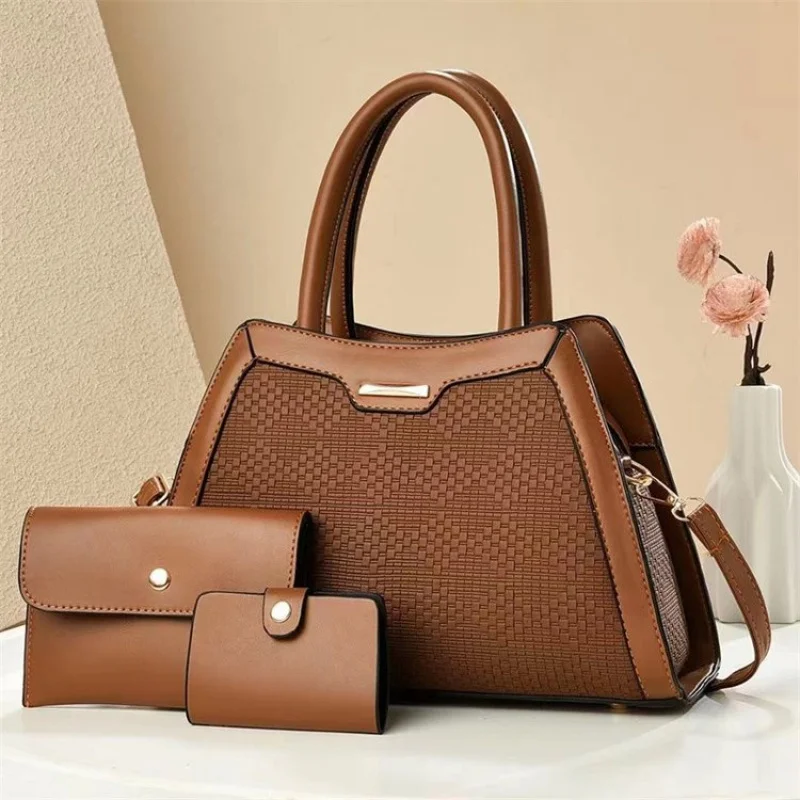 

Luxury Brand Women Handbag Leather Tote Bag Classic Elegant Popular Messenger Crossbody For Ladies Carry