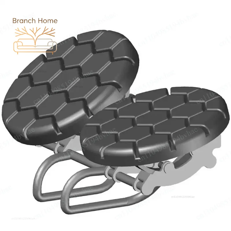 Bicycle seat cushion, long-distance seat cushion, balance noseless saddle, widened and enlarged foot pad accessories