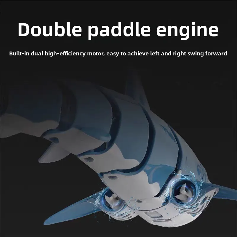 リアルな RC サメ リモコンおもちゃ 防水 高速水泳 大人と子供用 夏 プール ビーチ 楽しいおもちゃ 誕生日プレゼント