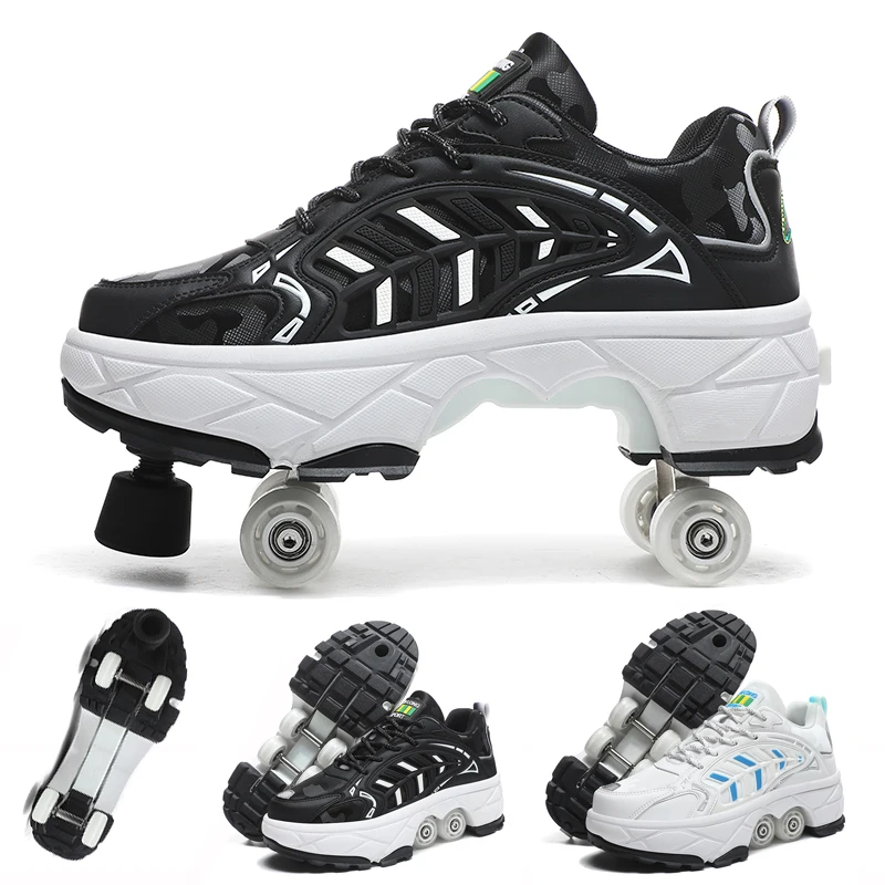 2026 33-43 High Quality Roller Skates Multi-functional Wheel Shoes Wear-resistant Trend Running Shoes