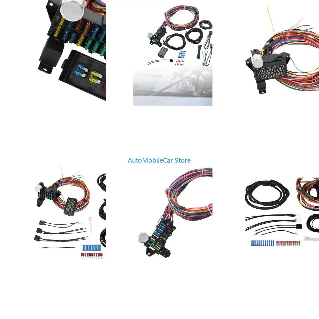 G8TE Universal Wire Harness Muscle Car Hot Rod Street Car Voltage-Circuit Box Assembly Modification Repairing Tool