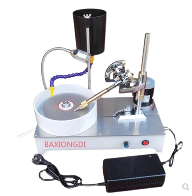 Stepless Speed Gem Angle Grinder Precision Jewelry Stone Polishing Machine Molding Machine Gem Faceting Machine DC