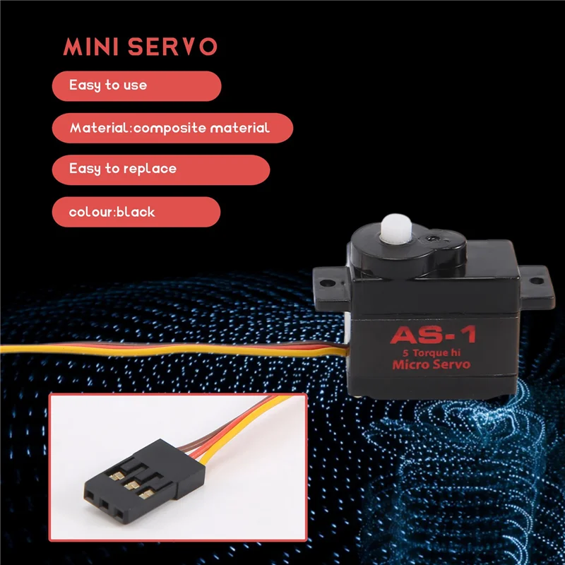 SCX24 AS-1 Mini Servo AXI31619 For 1/24 RC Crawler Axial SCX24 AXI90081 AXI00002 AXI00001 AXI00005 Upgrade Parts-Y34A