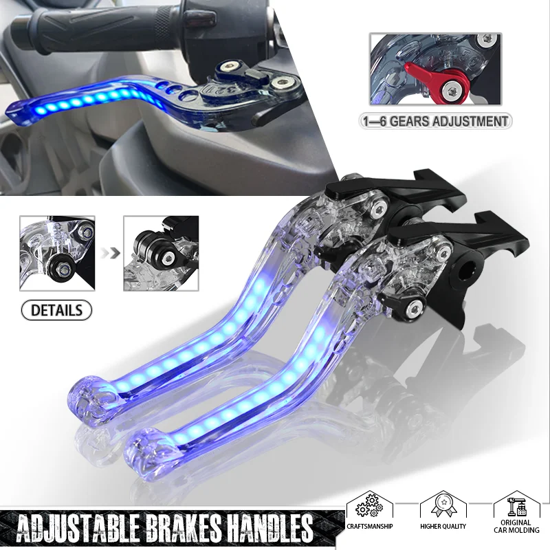 NEW Motorcycle Always-on Turn Signal Light Adjustable Brake Handle Clutch Brake Levers FOR CRF1000L CRF1100L African Twin
