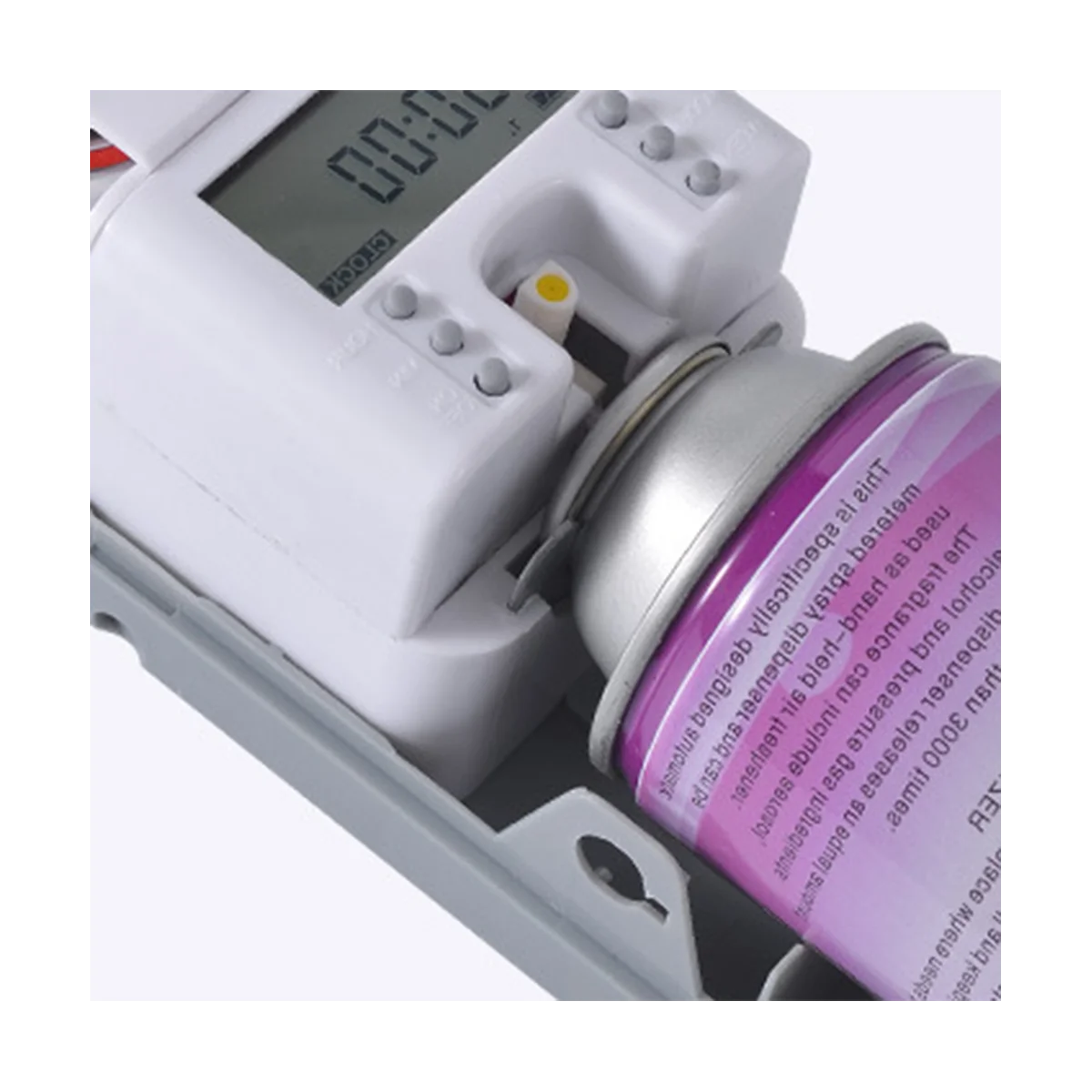 Lcd automatischer Aerosolsp ender Hotel zeit gesteuerte Fernbedienung Sprüh gerät Parfüm Induktion sprüh maschine, Silber