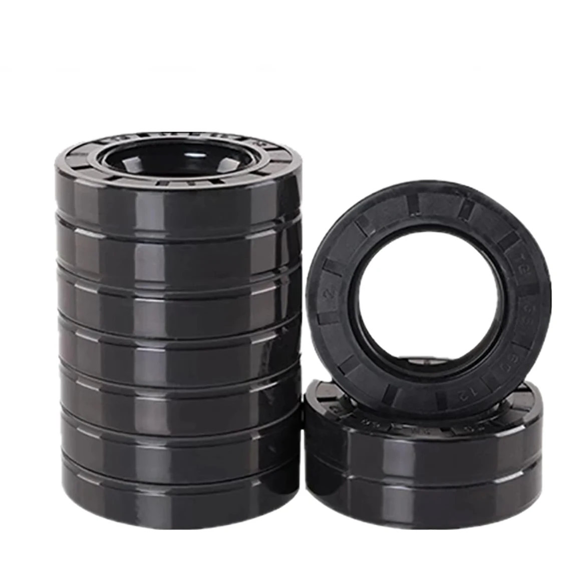 

1Pcs ID 60mm/62mm Black TC/FB/TG4 Skeleton Oil Seal Rings NBR Double Lip Seal Gasket For Rotation Shaft