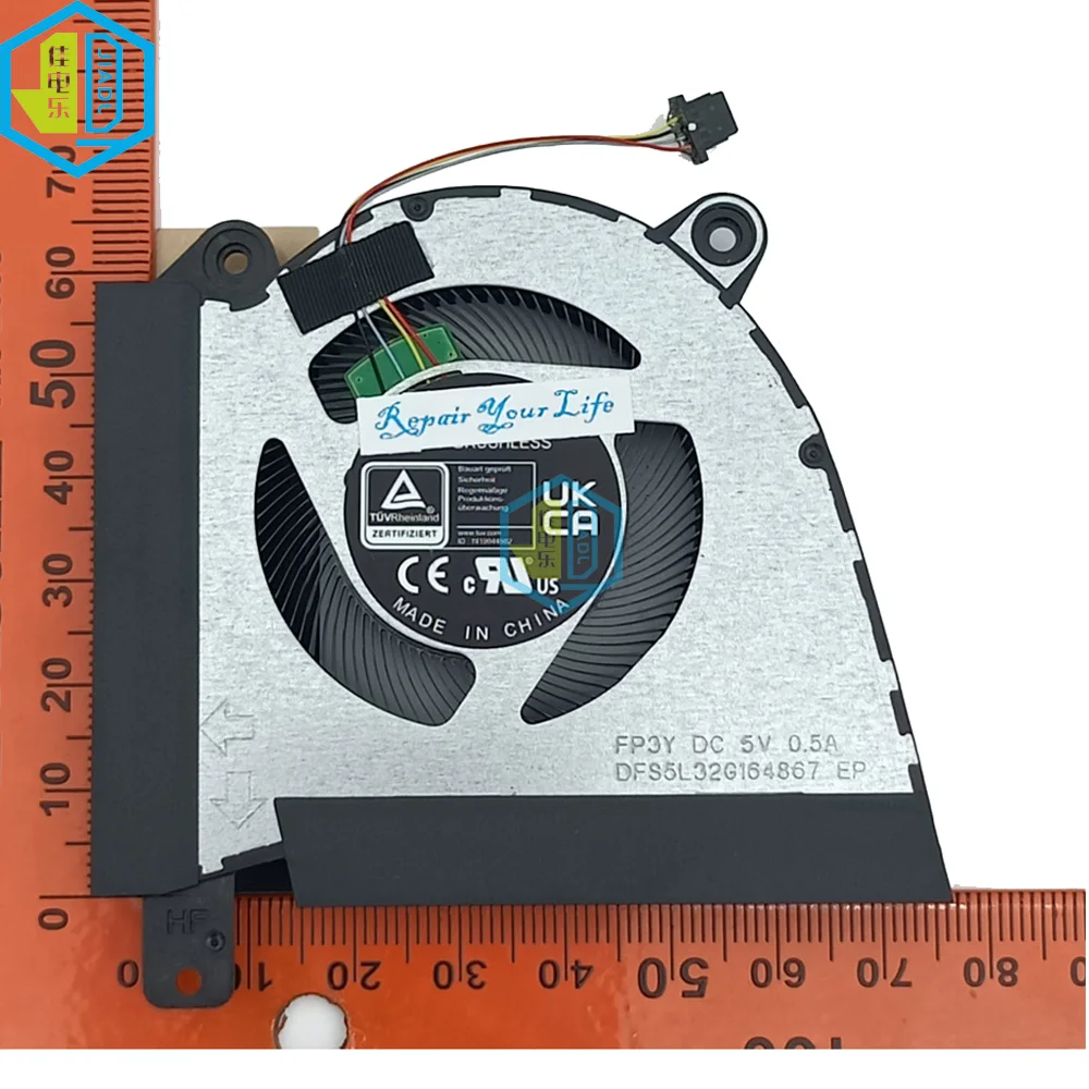 Imagem -03 - Ventilador de Refrigeração para Asus Rog Zephyrus G14 Ga402r Ga402rk Ga402rj para Laptop Novo 13nr09u0ap0901 13nr09u0ap1001