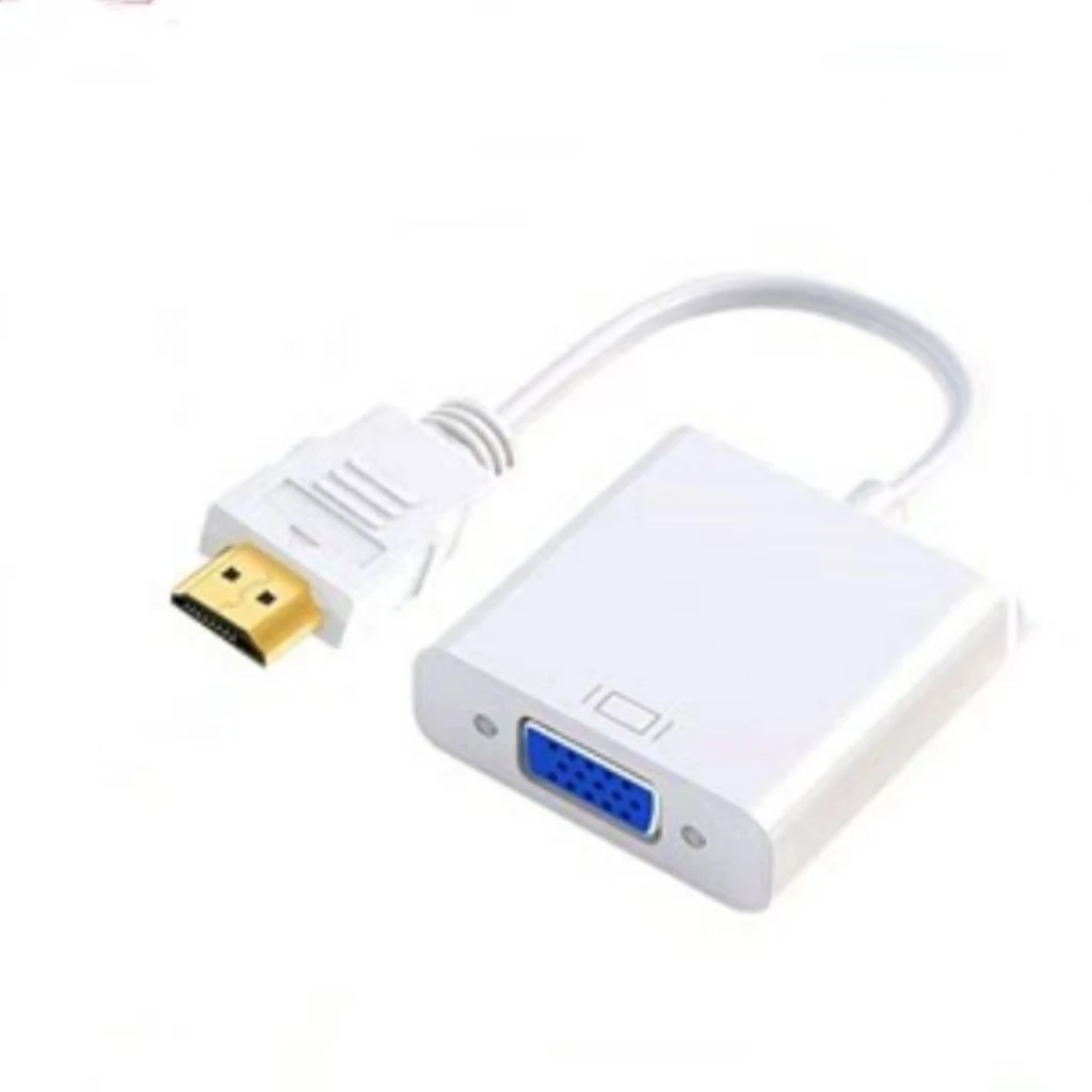 HDMI to VGA Adapter 1080P Video Converter Cable Male HDMI to Female VGA Connector for Laptop PC Monitor Projector