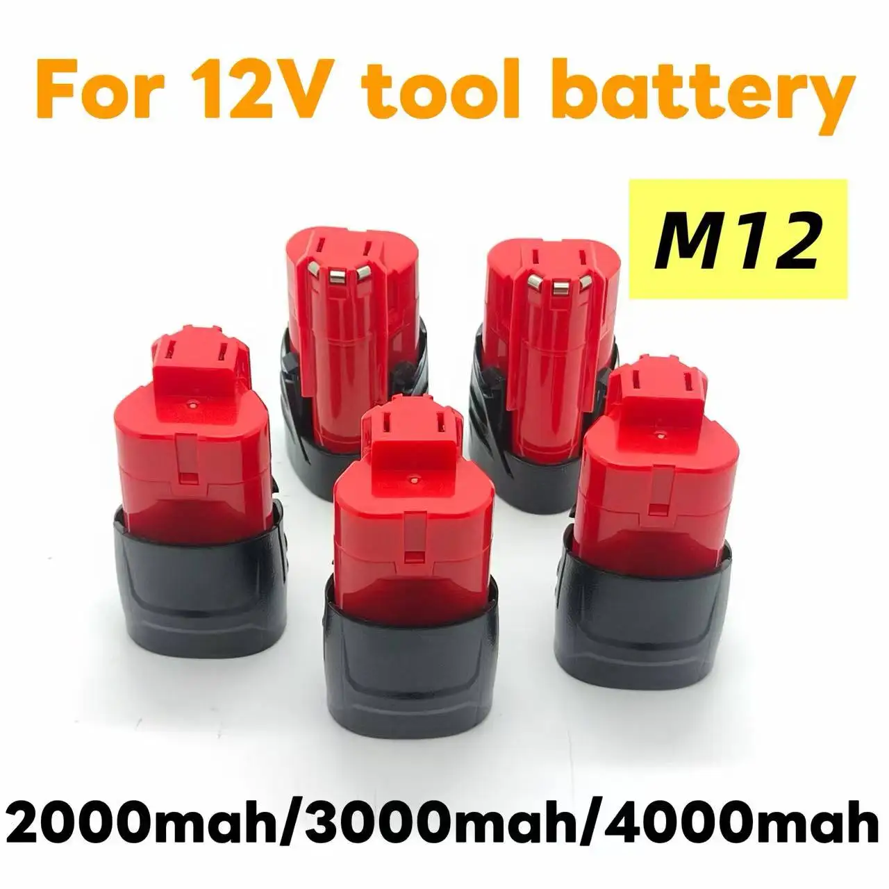 

High Performance 4000mAh 12V Battery for Milwaukee M12 XC Cordless Tools (48-11-2410/48-11-2420/48-11-2411)
