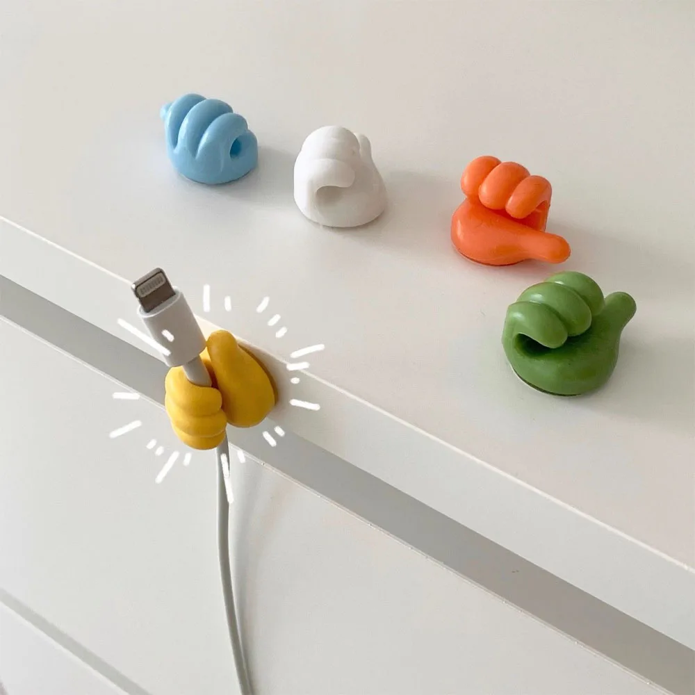 Thumb-hook Fixed Clip Multi-functional Wire Organizer Without Hole Drilling Wire Organizer Suitable For Storage And Organization