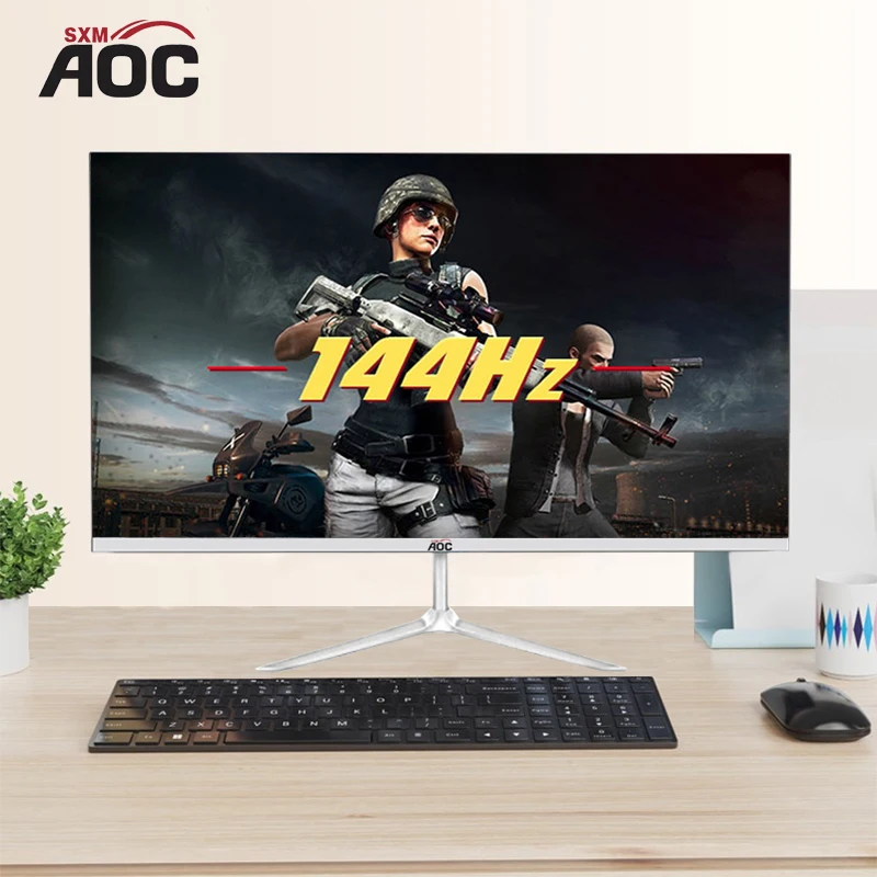 

AOCSXM For Gamers 24 Inch VA Monitor 144Hz Curved HD Screen For PC 1920×1080 VGA HDMI