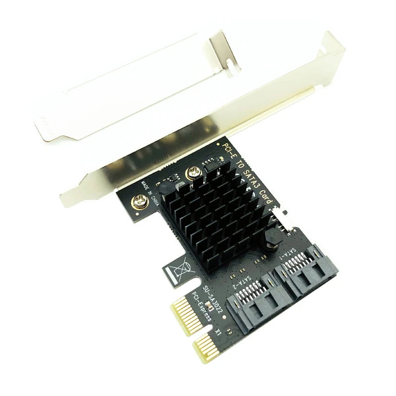 H1111Z Add On Cards Controller SATA 3 PCIE SATA3 PCIE/PCI-E SATA Card/Expansion/Multiplier PCI Express SATA Port ASMedia ASM1061