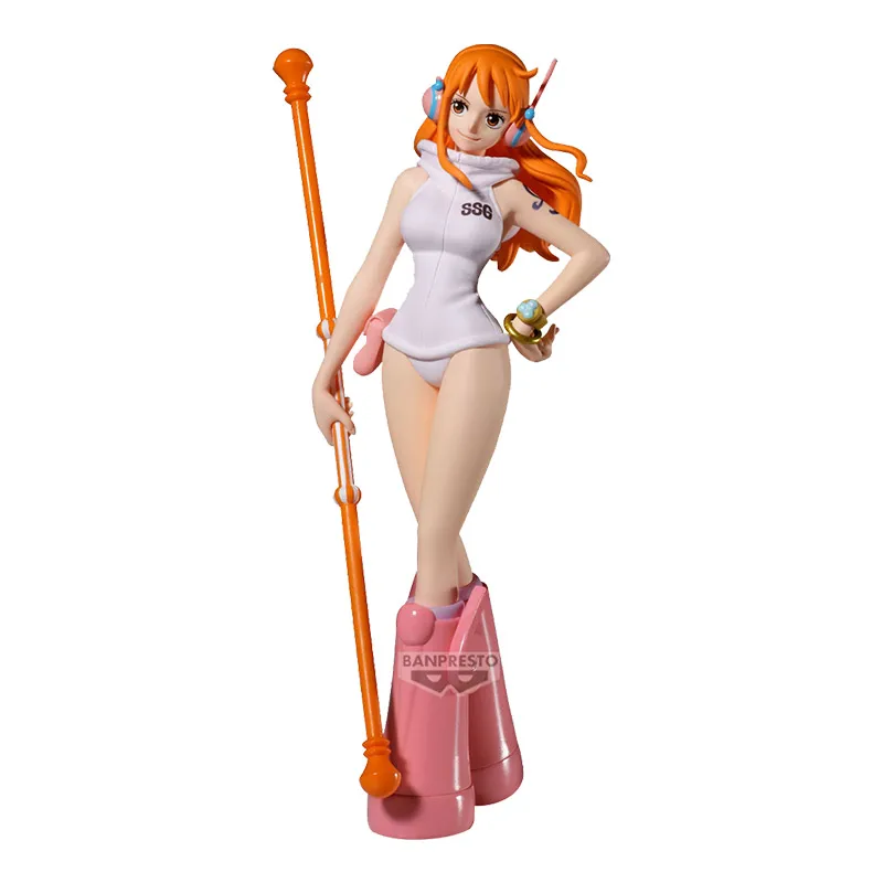 In Stock Bandai Original Banpresto ONE PIECE Nami Action Figure Toys Gift Collectible Model