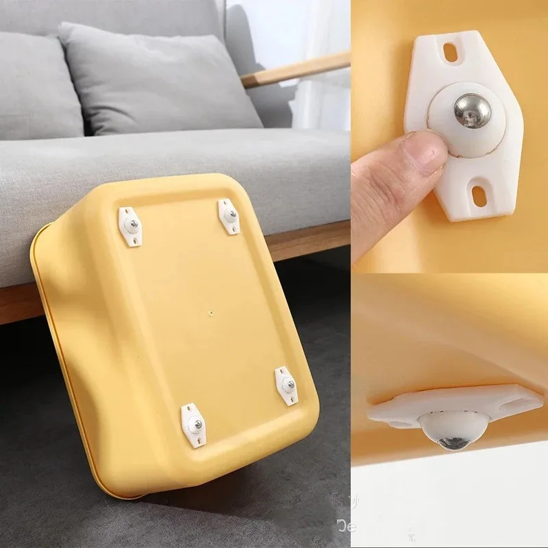 4 قطعة عجلات الأثاث عجلات 1/2/3/4 الخرز بكرة ذاتية اللصق الفولاذ المقاوم للصدأ 360 °   دوران عجلة عالمية تحميل 20/200 كجم