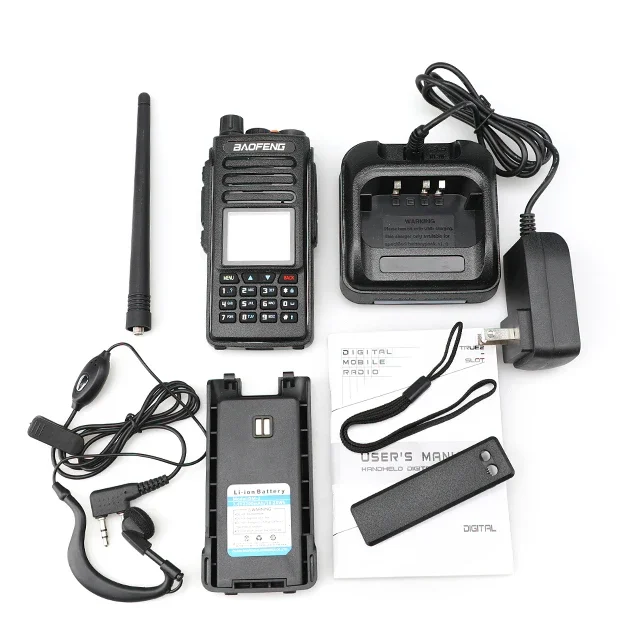 BaoFeng DM-1702 com GPS Dual Band Mobile Two Way Radio Handheld Walkie Talkie Ham Radio DMR Digital