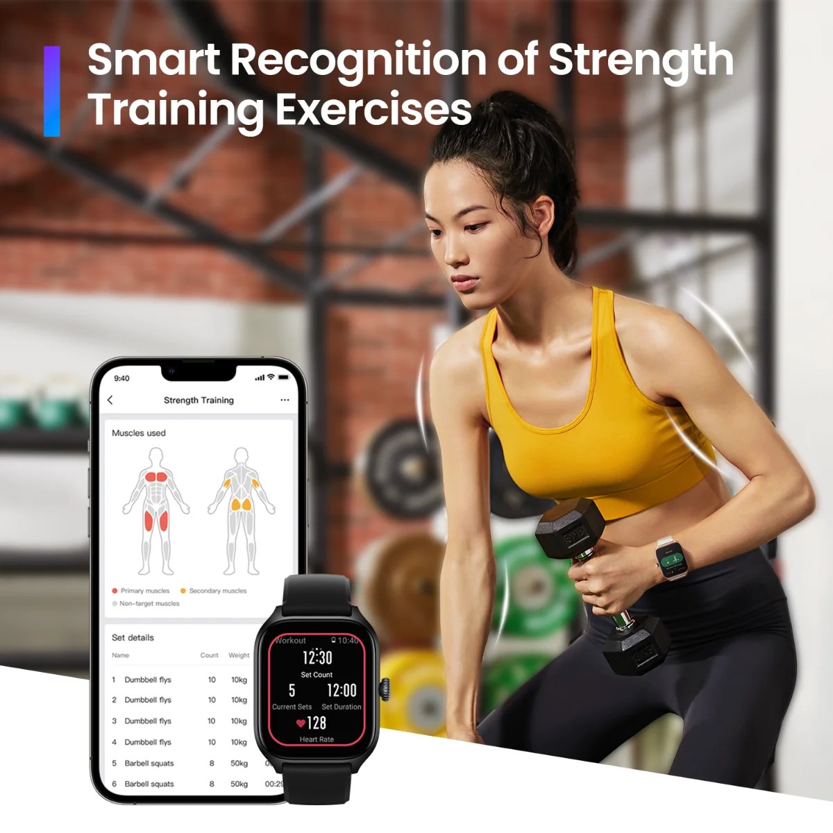 [Prima mondiale] Amazfit GTS 4 GTS4 Smartwatch Alexa 1.75 ''AMOLED Display 12 giorni di durata della batteria Smart watch per Andriod Ios Telef