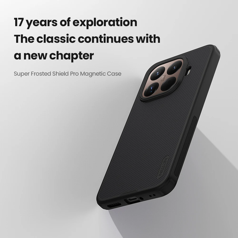 Etui Nillkin do Xiaomi Mi 15T Pro / 15T 5G Magsafe Frosted Shield Pro Magnetyczne Ultracienkie Twarde z Miękkimi Krawędziami na Tył — zdjęcie produktu 4