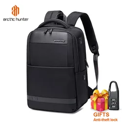 ARCTIC HUNTER 2023 New Man Outdoor Travel Backpack Business Bag 15.6-inch Laptop Bag Large Capacity Fashion Anti-theft Backpack