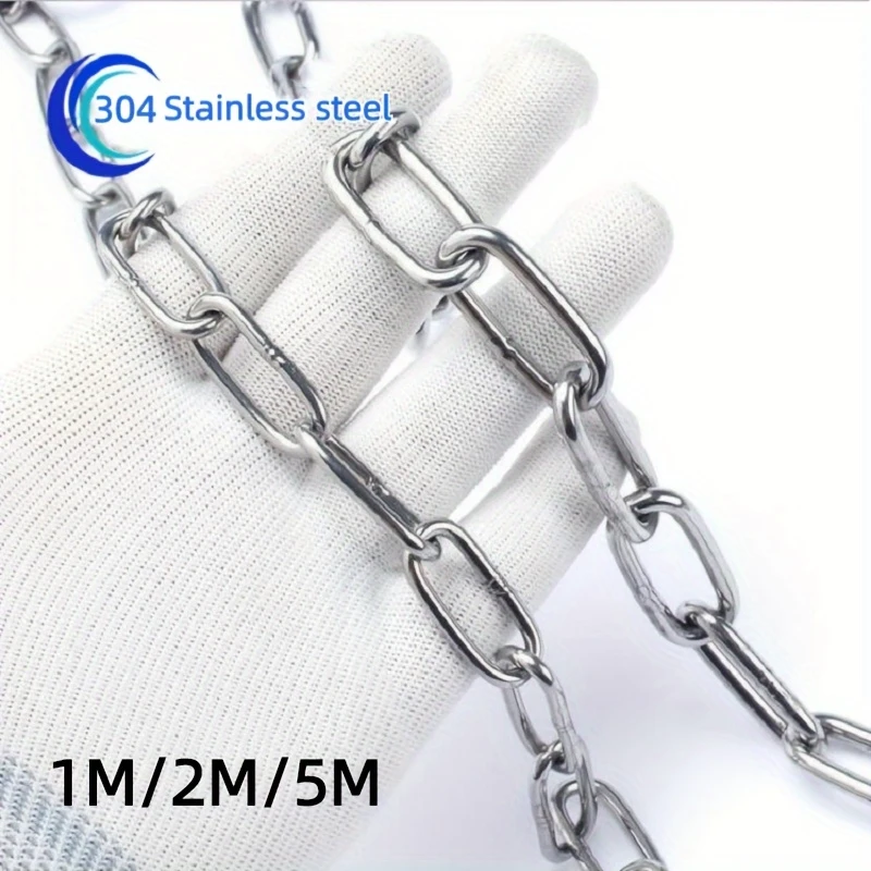 Chain, Hanging Chain, Lifting Chain, Clothes Drying Chain, Guardrail Anti-theft Chain, Stainless Steel Dog Chain
