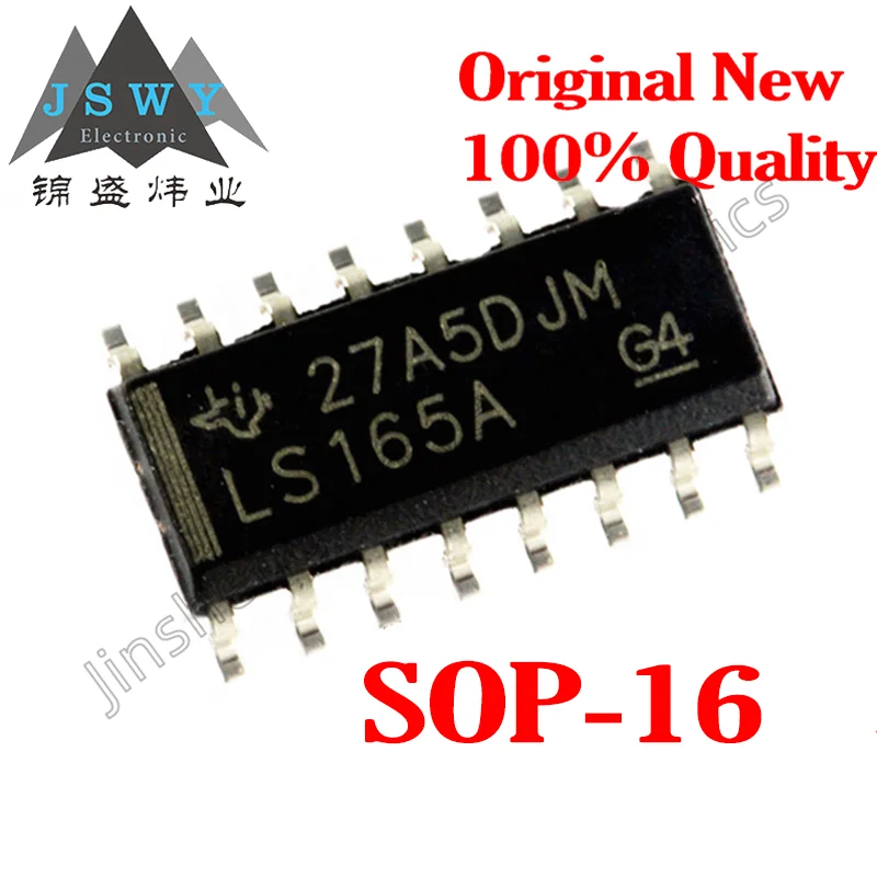 

(10/50pcs) SN74LS165ADR SN74LS165 LS165A SOP-16 Original Spot 8-bit Parallel Input / Serial Output Shift Register Chip