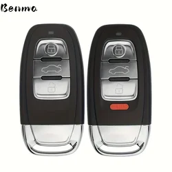 Benma - for Audi A3 A4 A5 A6 A8 for Quattro Q5 Q7 A6 A8 09-17 Smart Car Key Shells with 3/4 Buttons