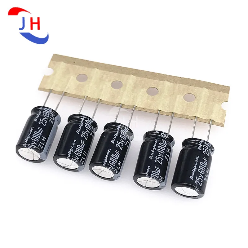 5/10PCS Electrolytic Capacitor 25v680uf 10*16 ZLH High Frequency Long Life 5mm Pin Distance 25V 680UF