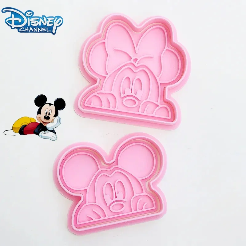 Disney Mickey Minnie Mouse Biscuit Mold Cartoon 3D Baking Tool Mold DIY Stitch Mold Party Gift Cute