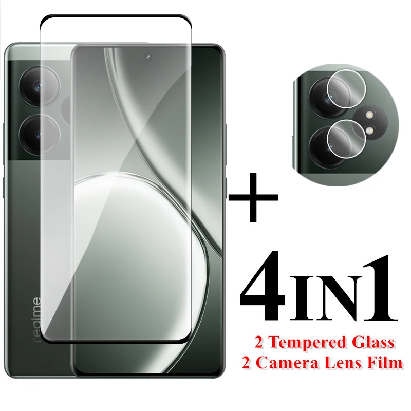 

For Realme GT Neo6 SE Glass For Realme GT Neo6 SE 5G Tempered Glass Full Cover 3D Curved Screen Protector For Realme GT Neo6 SE