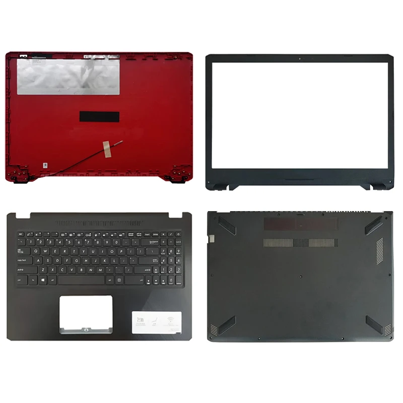 Laptop LCD Back Cover/Front Bezel/Palmrest/Bottom Case For ASUS YX570 X570 YX570Z YX570ZD YX570UD FX570UD