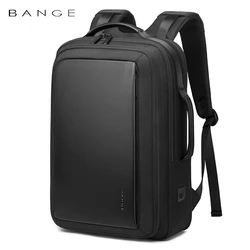 Bolsa de Viagem Escolar Impermeável para Homens, Mochilas USB, Sacos De Negócios, Fit, 15.6 