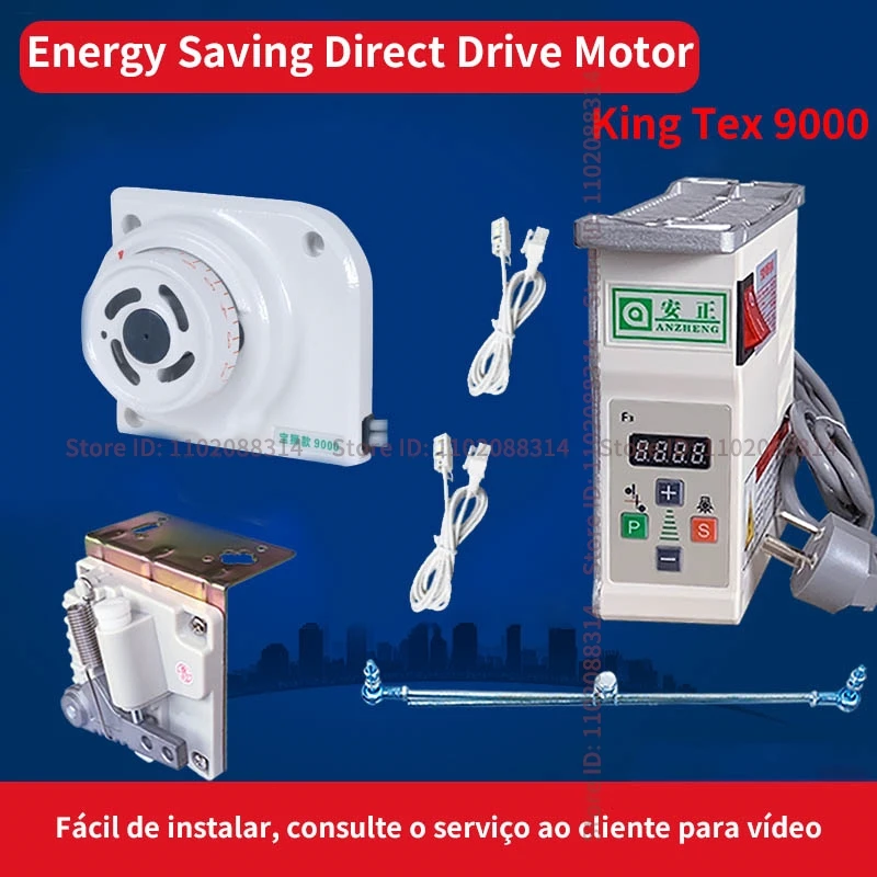 

Energy Saving Direct Drive Motor Control Box for King Tex 9000 Industrial Overlock Brushless Ac Servo Motor Mute Save Power