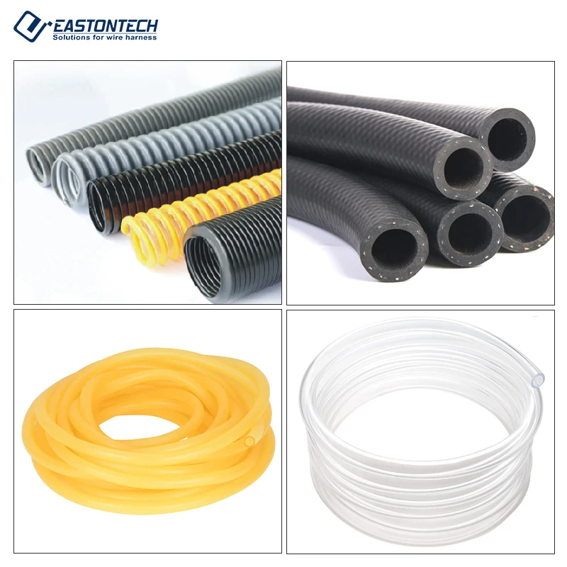 EW-1265 Automatic Computer Heat Shrinkable Sleeve Pipe Cutting Machine Rubber Cutting Machine And Cutting Tube Belt Machine