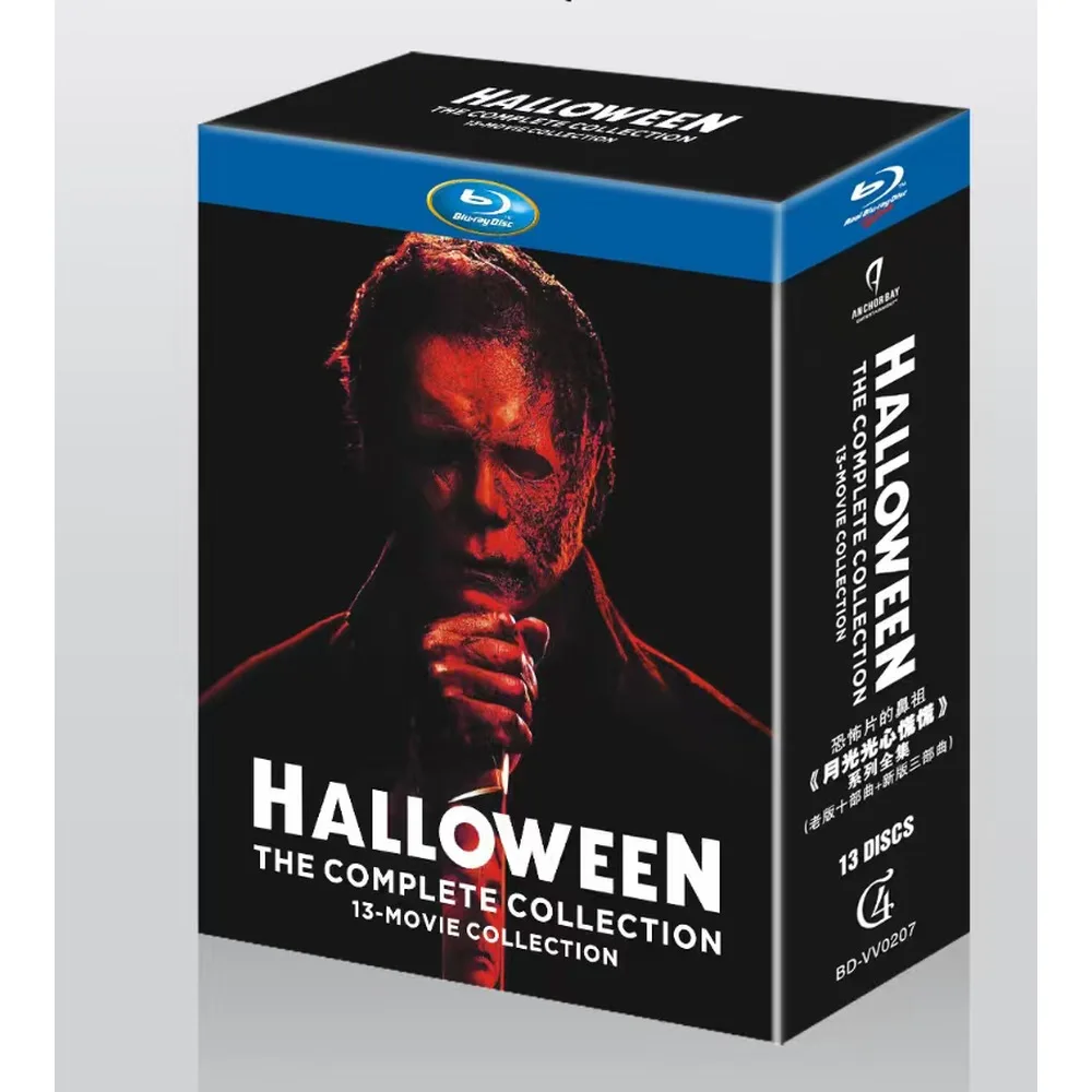 Brand New Blu-ray Disc HD Complete Halloween Series Collection 13 Discs English Audio Chinese Subtitles