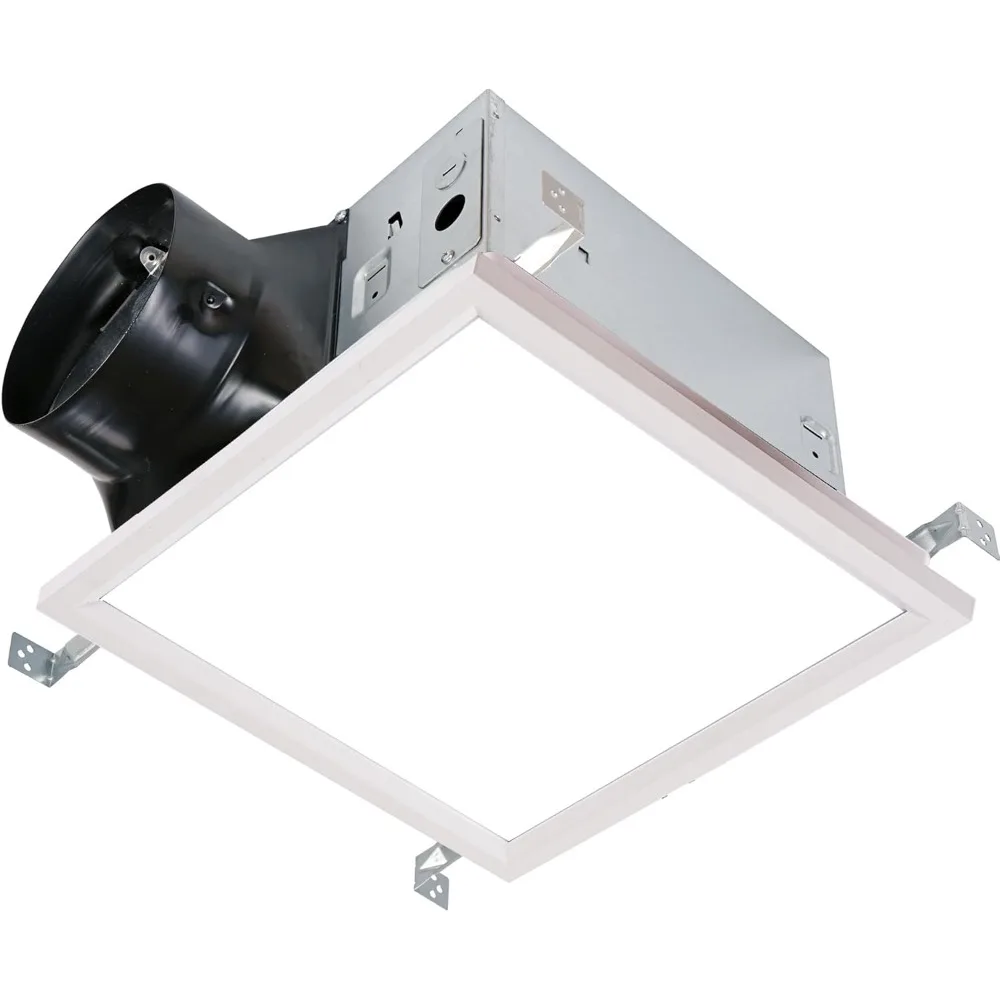 150cfm | 0.5 Sone | Dimmable 4000K edge lighting LED lamp festival can be super quiet bathroom ventilation fan