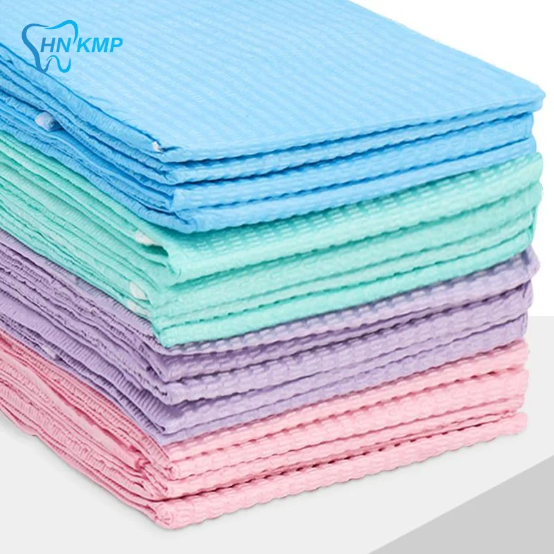 

30Pcs Disposable Dental Apron Medical Cover Shield Neckerchief Scarf Towels Dentistry Materials Dentist Patient Bibs Pads