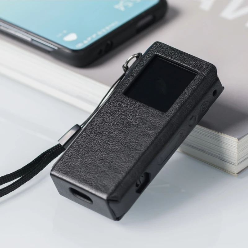 Original and New FiiO SK-BTR7 Leatherette protector case with a back slip for BTR7