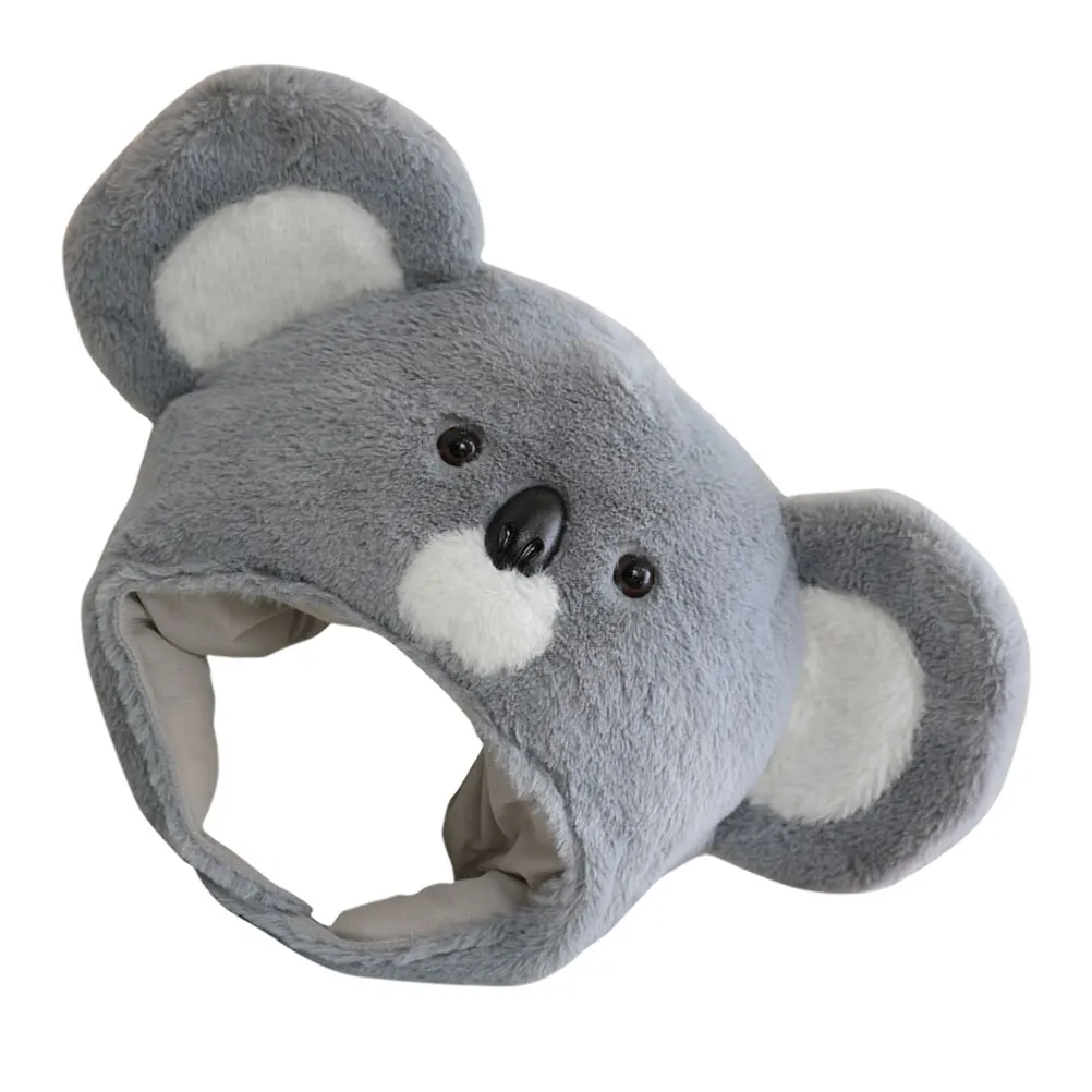 

Koala Hat For Halloween Animal Themed Party Headgear Dress Up Costume Photo Booth Props Soft Accessory For Adults