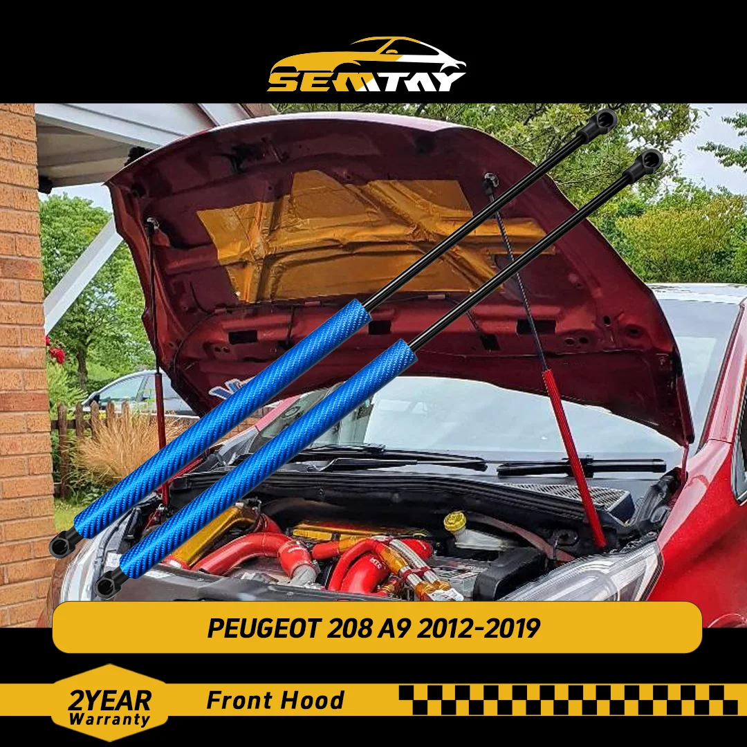 

Стойки капота SEMTAY для PEUGEOT 208 A9 2012-2019 2011-2013, поддержка подъема капота, спиральные амортизаторы, демпфер