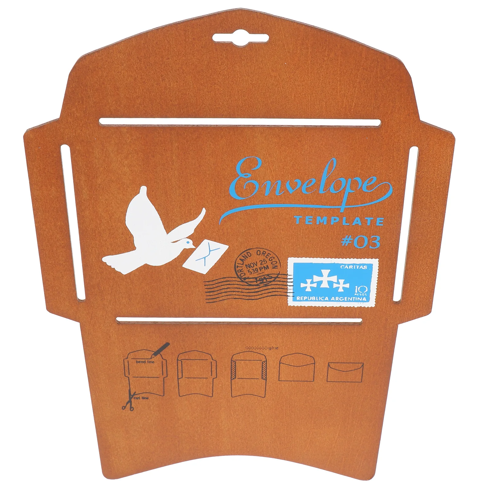 

Wooden Envelope Template Mini Pretty Envelopes Maker Durable Card Guideline Letters Greeting Cards Gift Packaging Party
