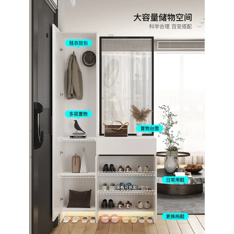 Entryway cabinet, shoe cabinet, screen partition, integrated shoe cabinet for entryway, living room, modern minimalist high-end